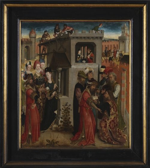 Master of the Saint Barbara Legend, Scenes from the Life of Saint Barbara, Museum of the Basilica of the Holy Blood, Bruges. Master of the Saint Barbara Legend, Scenes from the Life of Saint Barbara, Museum of the Basilica of the Holy Blood, Bruges.