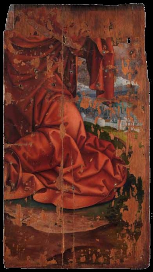 Master of the Holy Blood, Scenes of the Apocalypse and the Annunciation (Before restoration), after ± 1513, Groeninge Museum Bruges.
