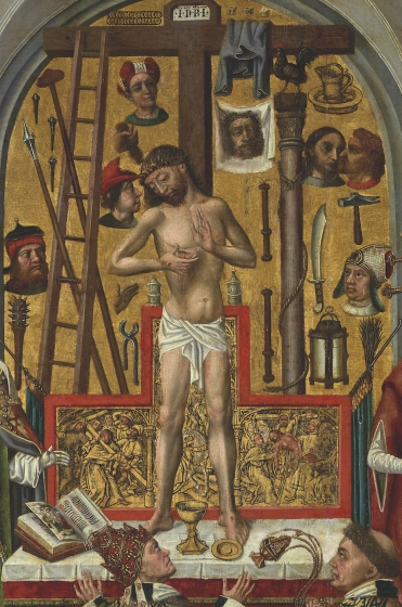 Anonymous, Mass of Saint Gregory (detail), Groeninge Museum, Bruges.