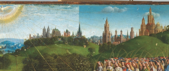 De lucht tijdens het verwijderen van de overschildering