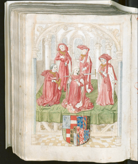 Ridderslag Maximiliaan van Oostenrijk