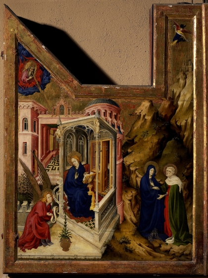 Melchior Broederlam, Crucifixion Retable, Museum of Fine Arts, Dijon. Melchior Broederlam, Crucifixion Retable, Museum of Fine Arts, Dijon.