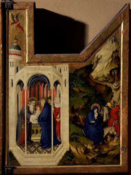 Melchior Broederlam, Crucifixion Retable, Museum of Fine Arts, Dijon. Melchior Broederlam, Crucifixion Retable, Museum of Fine Arts, Dijon.