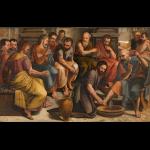 Christ Washing the Feet of the Apostles - Lambert van Noort - 1560