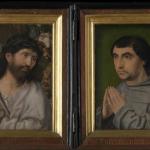 Kruisdraging en portret van een minderbroeder - Jan Provoost - 1522