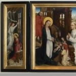 Geboorte van Jezus, Annunciatie en Gedeon - Anonymous - 1475 - 1499