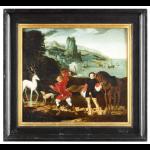 Conversion of Saint Hubert - Bruges, First Half of the 16th Century Anonymous Master - 1500 - 1549