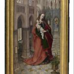 Diptych of Christiaan de Hondt, abbott at Ter Duinen - Master of 1499