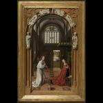 Annunciatie en de aanbidding van het Jezuskind - Petrus Christus I - 1452