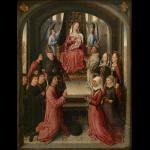 Lactatio of Saint Bernard of Clairvaux with Donors - Anonymous Master, Southern Low Countries, 4th Quarter of the 15th Century