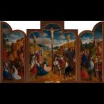 Triptiek met de Kruisiging - Joos van Wassenhove