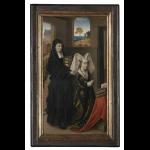 Isabella of Portugal with Saint Elisabeth - Petrus Christus I - 1457 - 1460