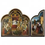 Birth of Mary and the Meeting of Anna and Joachim at the Golden Gate - West Flanders?, First Half of the 16th Century Anonymous Master - 1500 - 1549