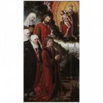 The Holy Trinity with Donors and Saints - Brabant or Flanders, Circa 1480/1490 Anonymous Master - 1480 - 1490