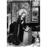 The Annunciation (left panel of a diptych) - Southern Low Countries, Circa 1500 Anonymous Master - 1450 - 1499