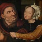 Ongelijke geliefden - Follower of Quinten Massijs