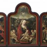 Triptych of Pompeius Occo and his Wife  Gerbrich Claesdr. - Jacob Cornelisz. van Oostsanen - 1515