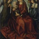 The Virgin and Child Between Two Angels - Master of Frankfurt - 1495