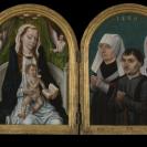 Madonna with three Donors - Master of the Legend of Saint Ursula - 1486