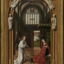Annunciatie en de aanbidding van het Jezuskind - Petrus Christus I - 1452