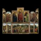 De aanbidding van het Lam Gods (open) - Jan van Eyck - 1432