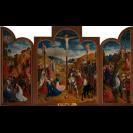 Triptiek met de Kruisiging - Joos van Wassenhove