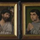Christ carrying the Cross and the portrait of a Friar - Jan Provoost - 1522