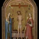 Man of Sorrows with Madonna and Saint Catherine of Alexandria - Master of the Holy Veronica