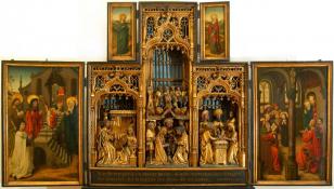 The Nativity, Brussels, 1470-1530, oil on panel, OCMW Brussels.