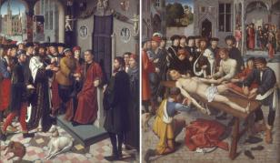 Gerard David, Judgement of Cambyses, 1498, oil on panel