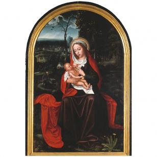 Ambrosius Benson, Rust tijdens de vlucht naar Egypte.