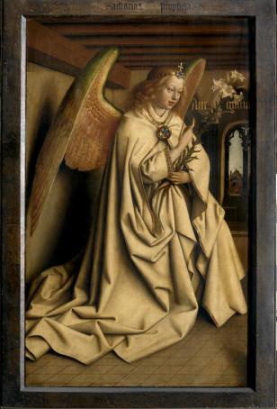 The Adoration of the Lamb (Annunciation) - Jan van Eyck - 1432