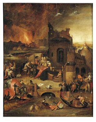 The Temptation of Antony Abbot of Egypt - Copy after Jheronimus Bosch
