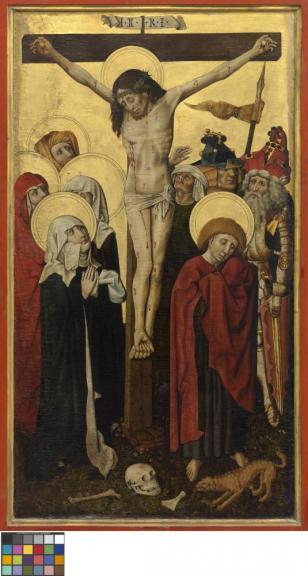 Crucifixion - Attributed to the Master of the Strauss Madonna - 1445