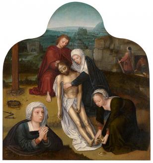 The Lamentation over the Dead Christ - Adriaen Isenbrant