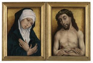 Mater Dolorosa and Man of Sorrows - last quarter 15th century anonymous master - 1475 - 1499