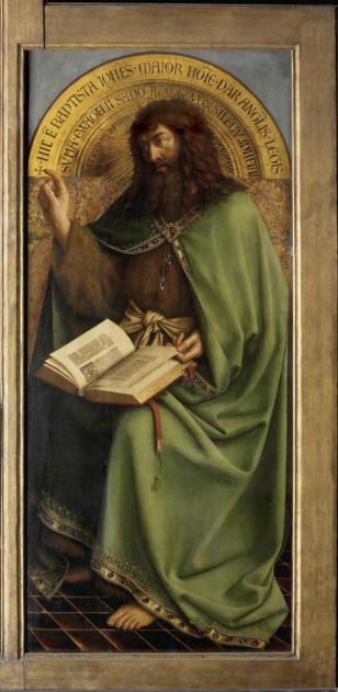 The Adoration of the Lamb (John the Baptist) - Jan van Eyck - 1432