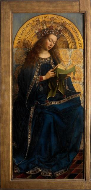 The Adoration of the Lamb (Mary) - Jan van Eyck - 1432