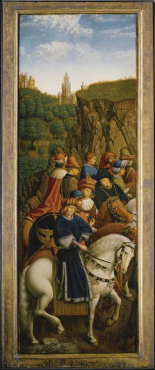 De Aanbidding van het Lam Gods (De Rechtvaardige Rechters) - Jan van Eyck - 1432