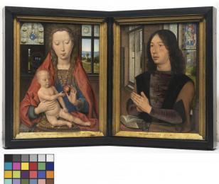 Diptych of Maarten van Nieuwenhove - Hans Memling - 1487