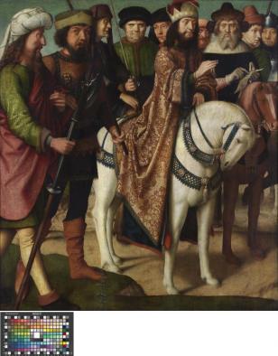 Christ Nailed to the Cross - Gerard David - 1480 - 1485