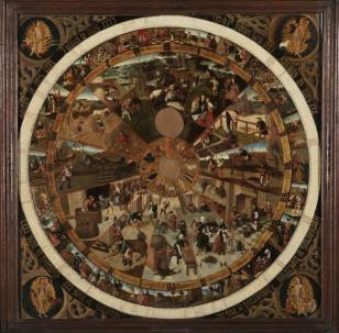 Hour and calendar plate - Unknown - 1500