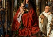 Jan van Eyck, Madonna with canon Joris van der Paele, Groeninge Museum, Bruges.