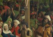 Master of the Passion of Darmstadt, Crucifixion, Hessisches Landesmuseum.