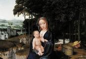 Gerard David, Herri met de Bles, Rest on the Flight into Egypt , KMSKA