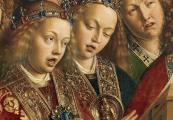 Brothers Van Eyck, Ghent Altarpiece, 1432, Saint-Bavo Cathedral, Ghent.