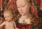 Detail Madonna van Jan Vos, Jan Van Eyck