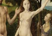 Hugo van der Goes, De zondeval, c.1475  © Kunsthistorisches Museum Wien
